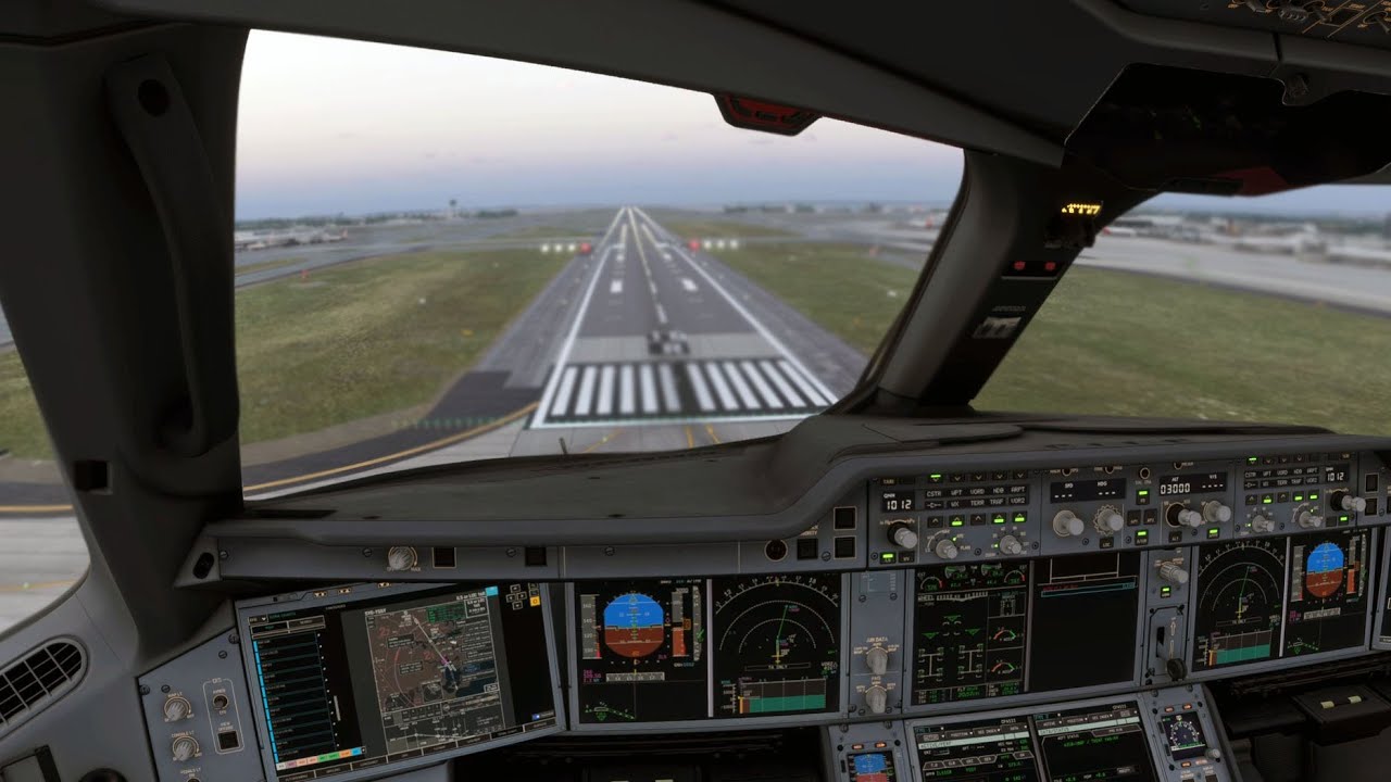 Morning Approach in Sydney | Airbus A350 Pilot POV Landing in Microsoft Flight Simulator 2024