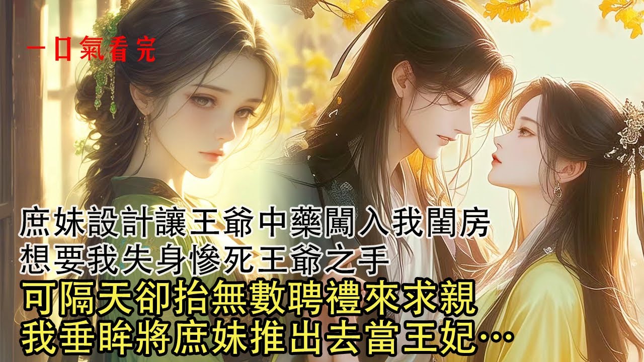 【一口氣看完】九王爺被設計中藥闖入我閨房，承諾娶我為妻風流一夜，夜半醒來卻一聲令下要我抽骨扒皮，攬著庶妹鄙夷我是低賤污穢之物，隔天無數聘禮入府求娶庶妹為王妃。我連忙送上祝福，可他卻…