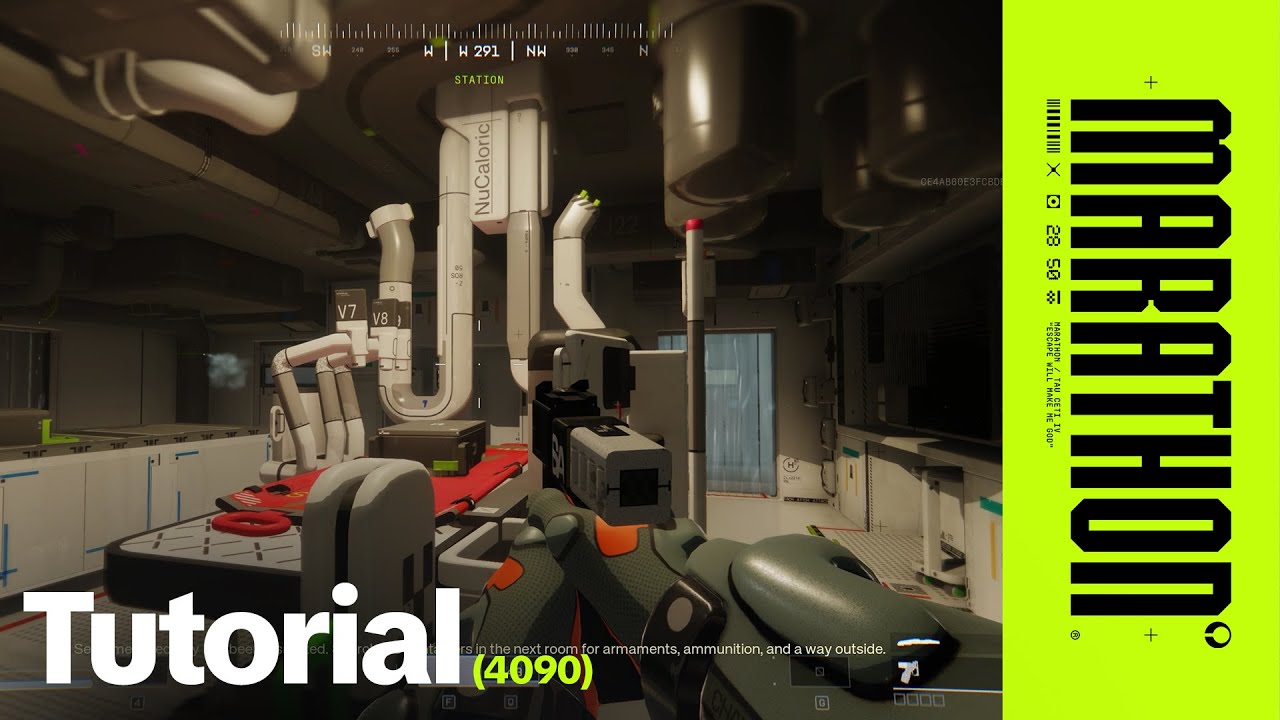 Bungie's Marathon &ndash; Alpha Training Tutorial (без комментариев)