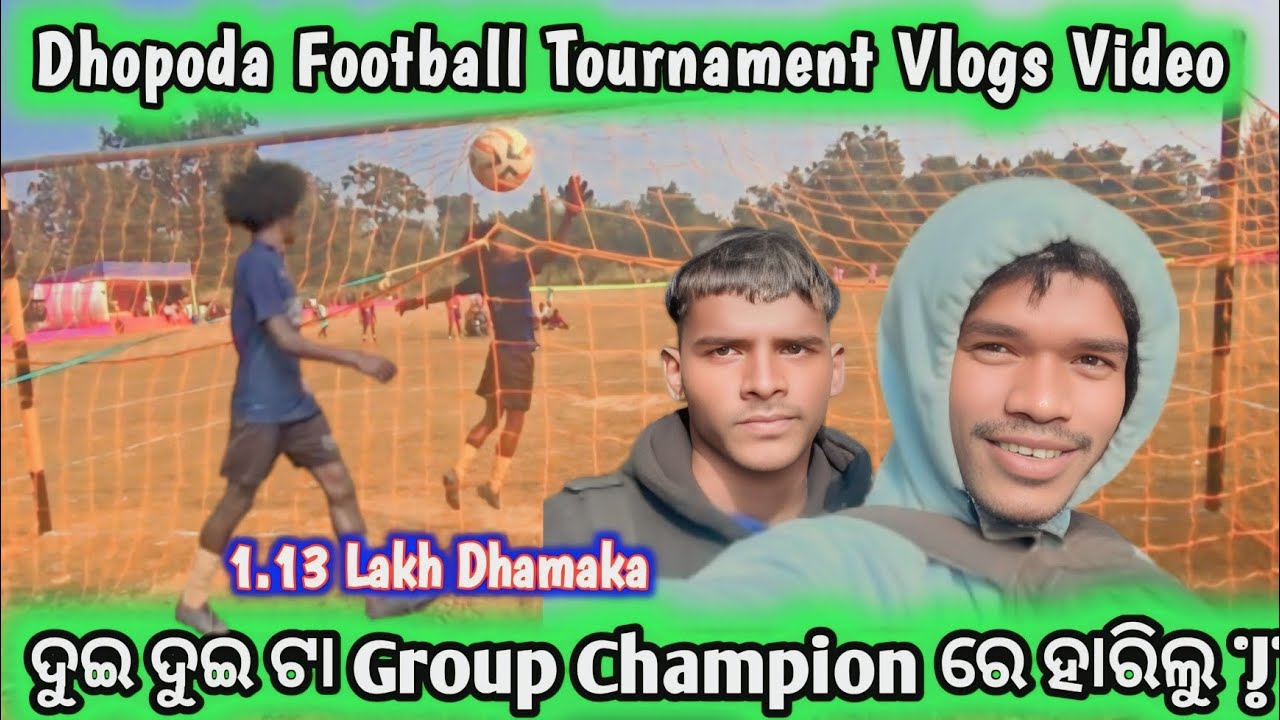 Dhopoda Football Football ⚽ ⚽ ଖେଳିବା ପାଇଁ ଯାଇଥିଲୁ @DDHansdahOfficial 