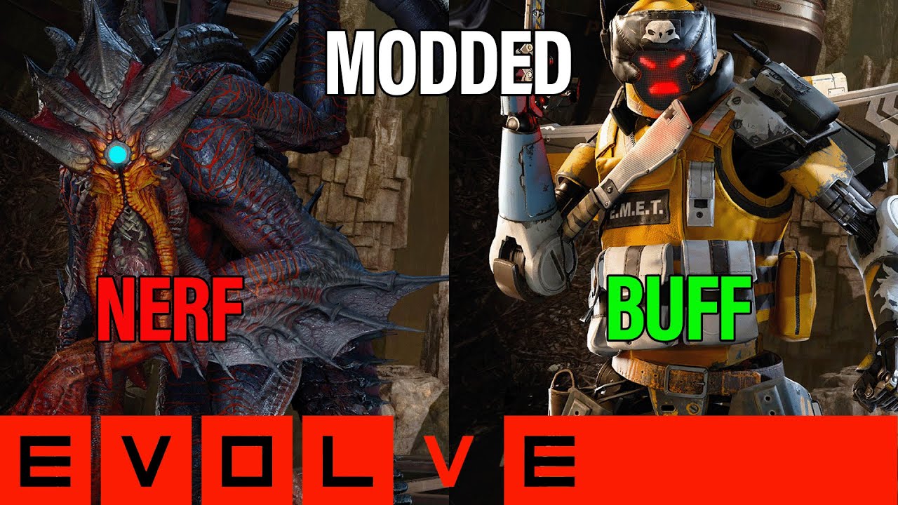 MODDED Elder Kraken vs Emet EVOLVE MULTIPLAYER 2025  #evolve #evolvelegacy