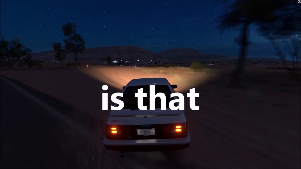 Forza Horizon 3 Initial D First Battle except not really