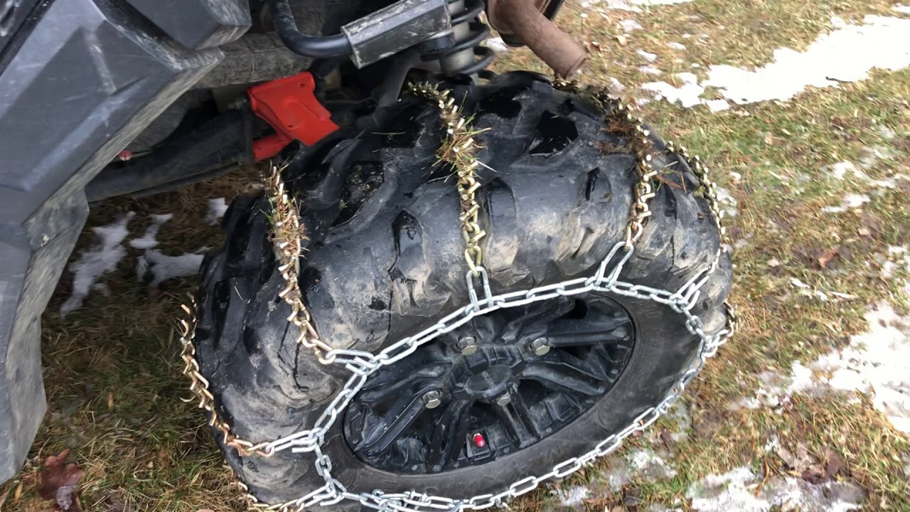 Polaris General Snow Plow & chains tips