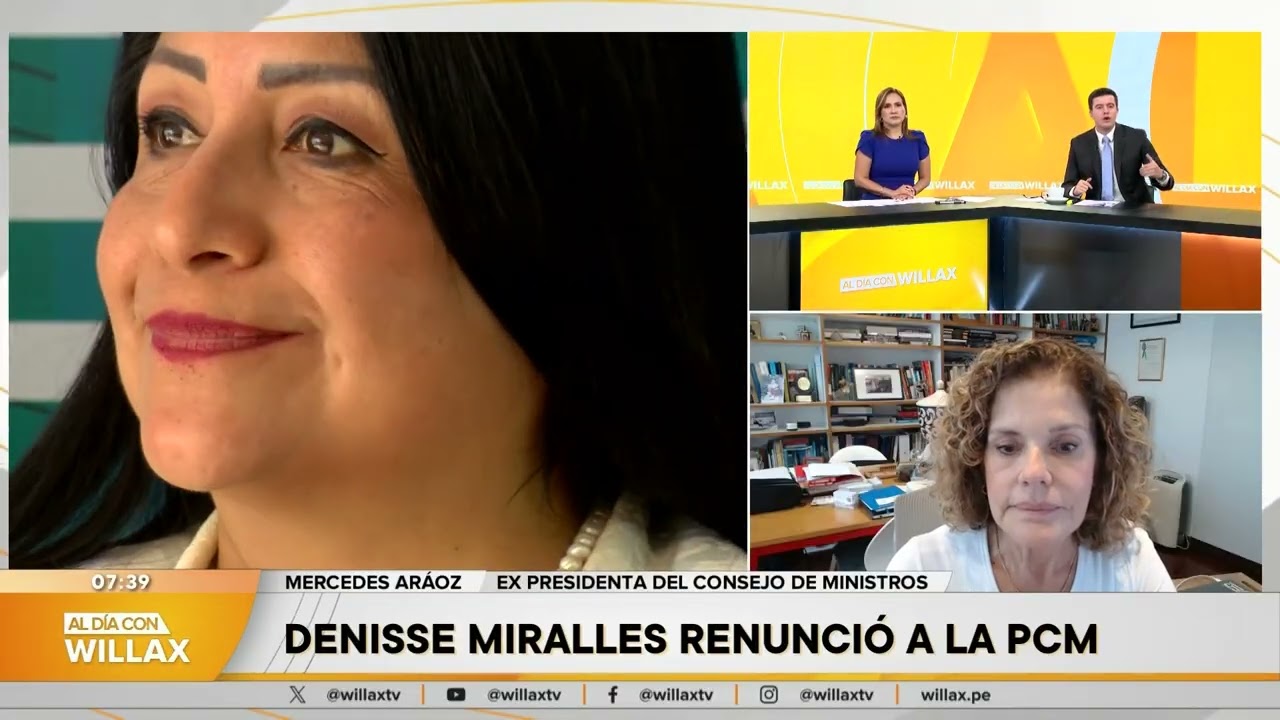 Al Día con Willax - MAR 18 - 4/5 - JOSÉ BALCÁZAR SACÓ A DENISSE MIRALLES DE LA PCM | Willax