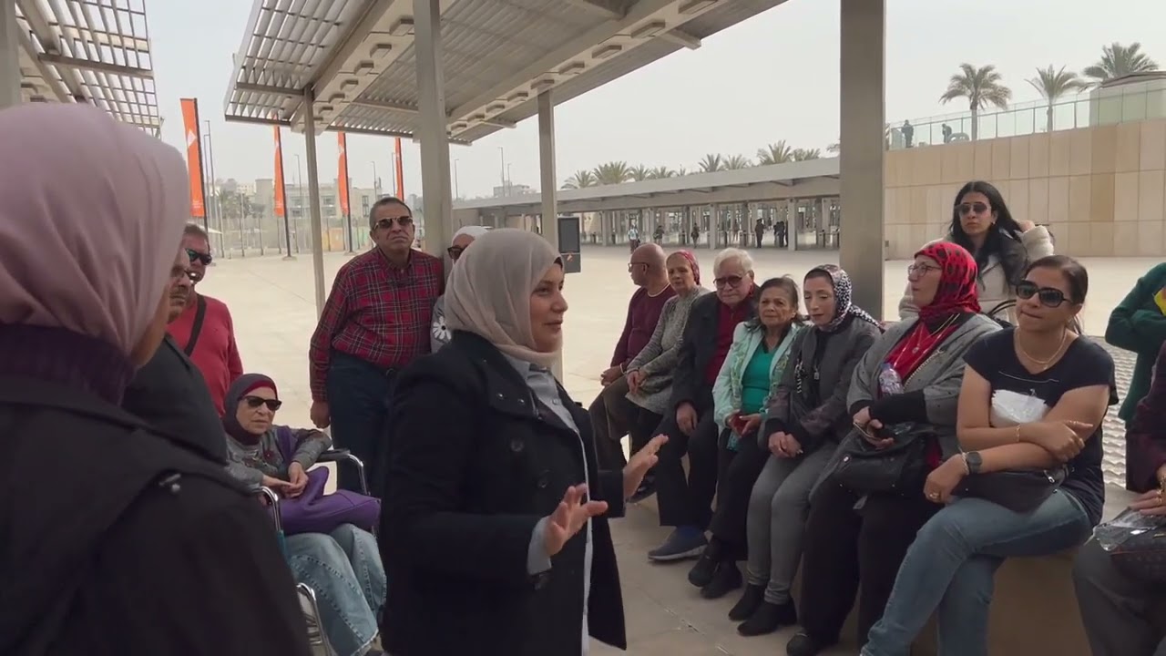 جولة داخل المتحف المصري الكبير والتعرف على اسرار المتحف والحضارة المصرية الفرعونية