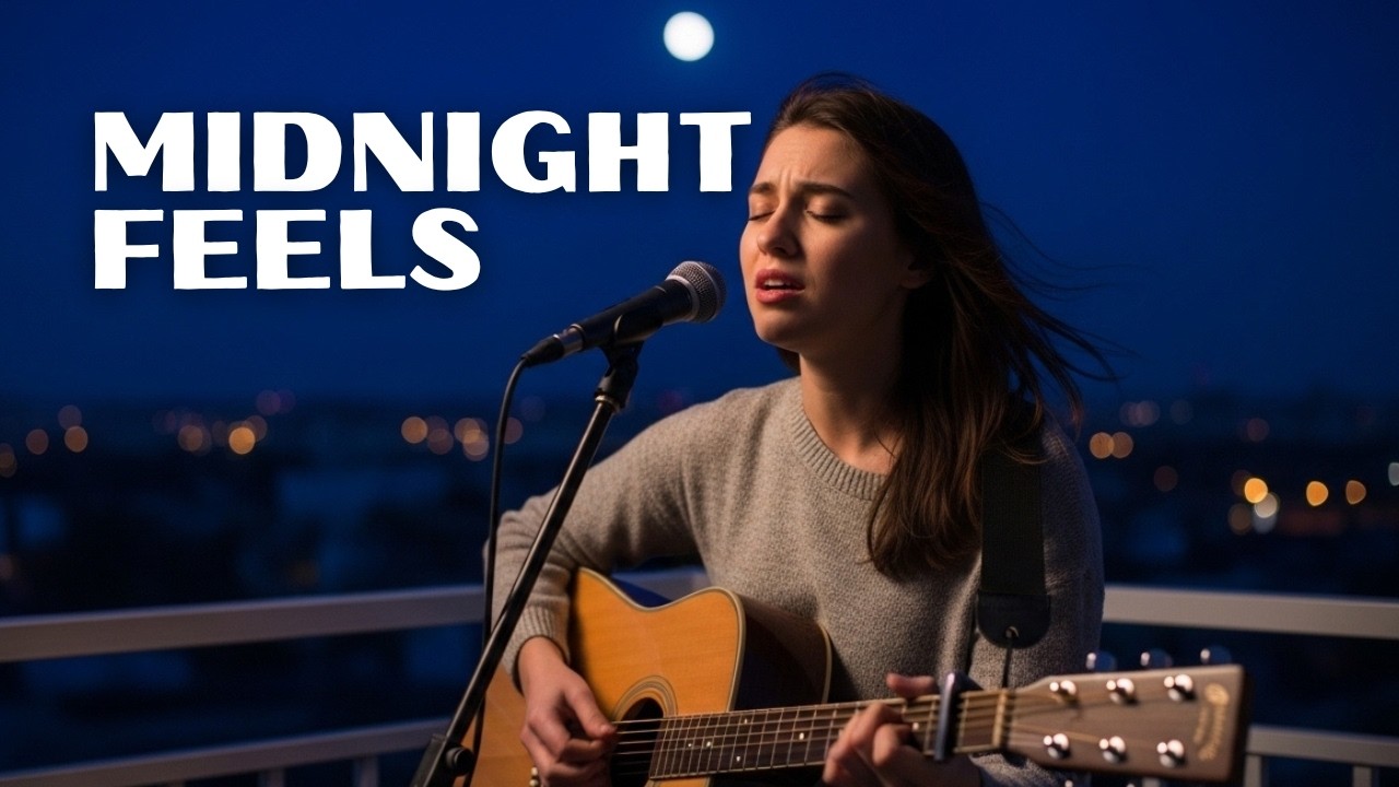Slow Rock Acoustic for Midnight Emotions 🌙 Soft Female Voice in Peaceful Dark Nights