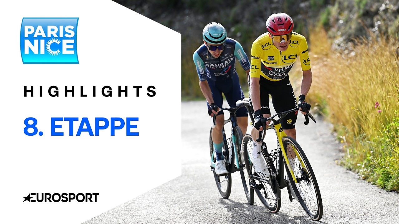 Gesamtsieger feiert Klassement-Hattrick | Highlights deutsch | 8. Etappe | Paris-Nizza | Radsport