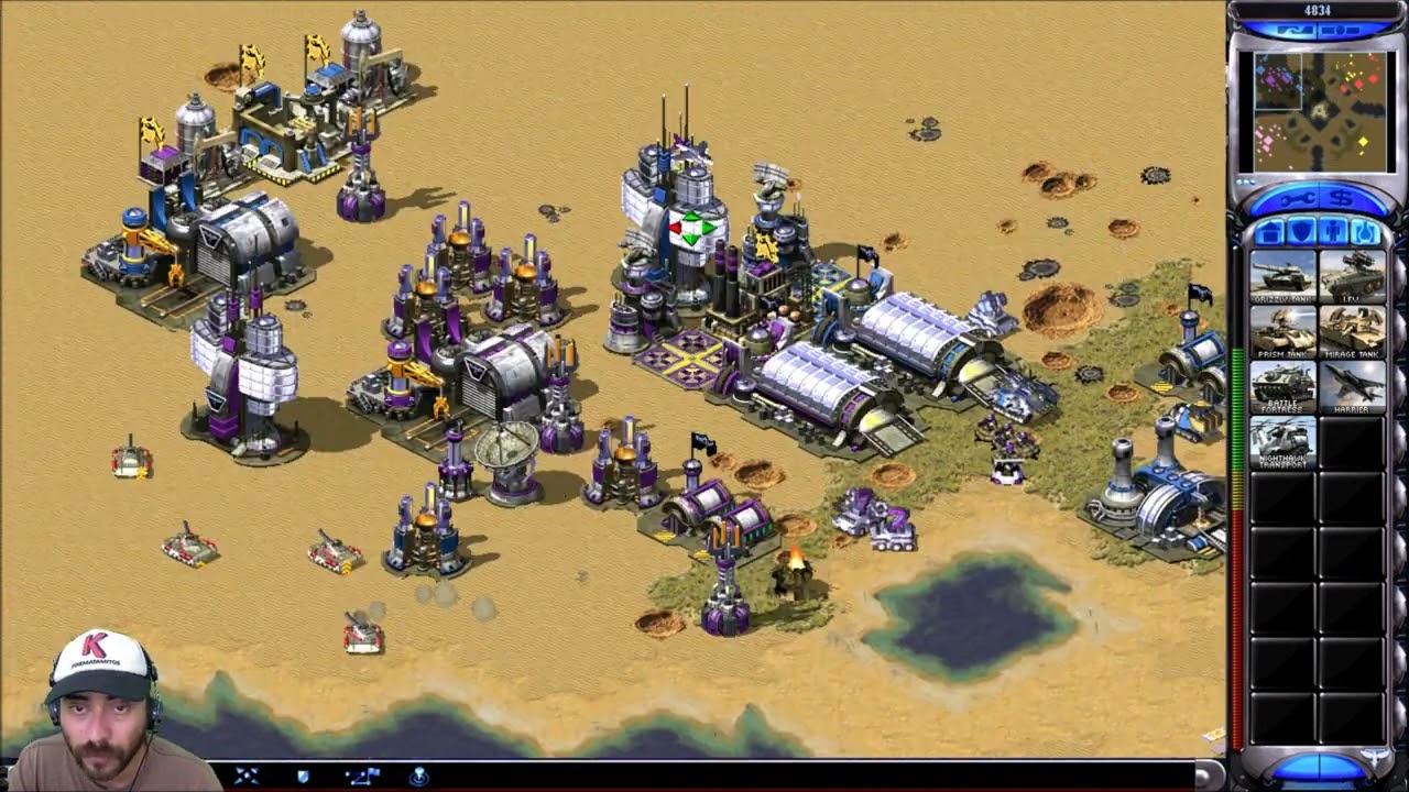 You have to watch this crazy game in Kikematamitos map for 2 vs 2 vs 2 vs 2 Players by Burg - CnCNet
