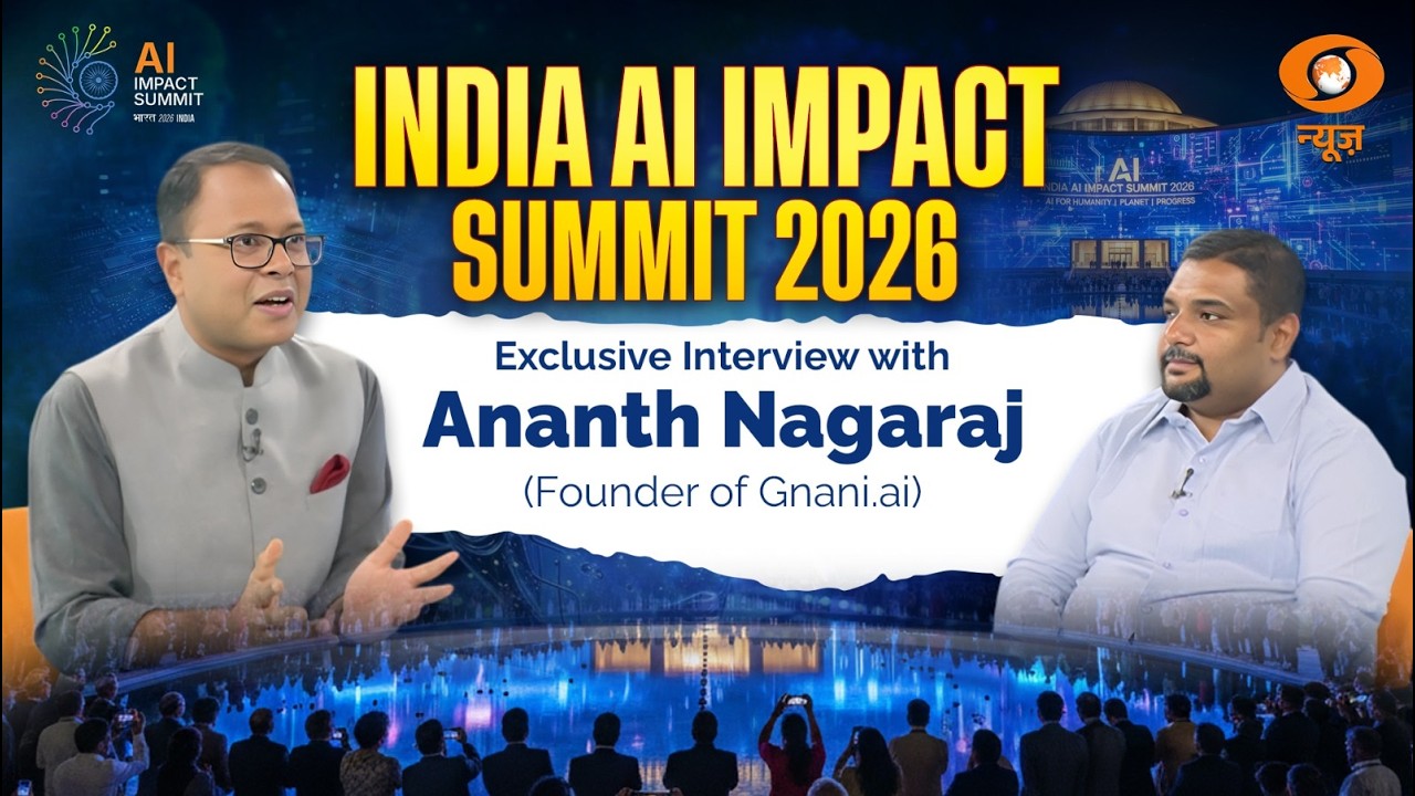 AI Impact Summit 2026: Exclusive Interview with Gnani.ai Founder Ananth Nagaraj | DD News