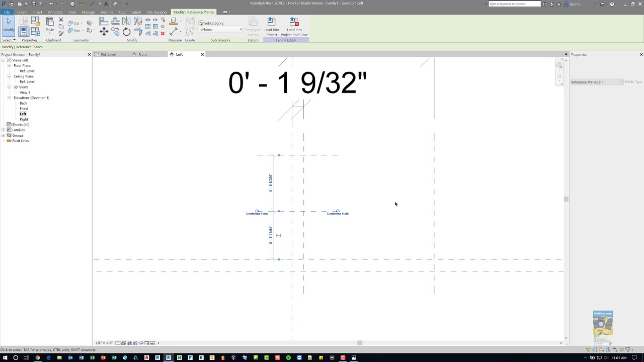 Revit Angled Plate Family