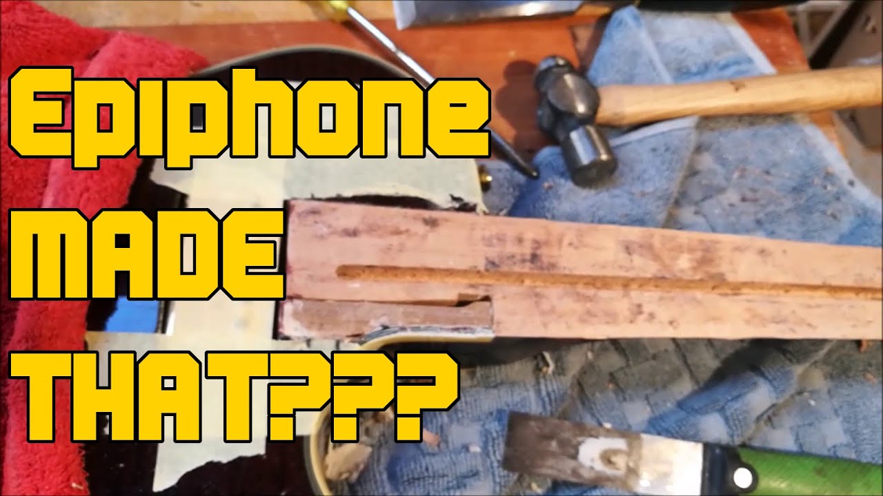 127: Replacing a Les Paul Neck part 1