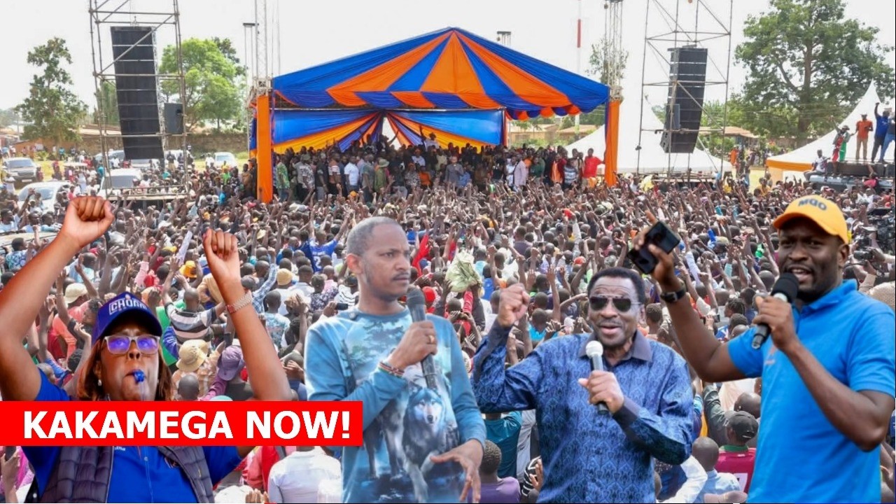 LIVE: Sifuna, Babu Owino, Winnie Odinga and other leaders Mega Rally in Kakamega after ditching Ruto