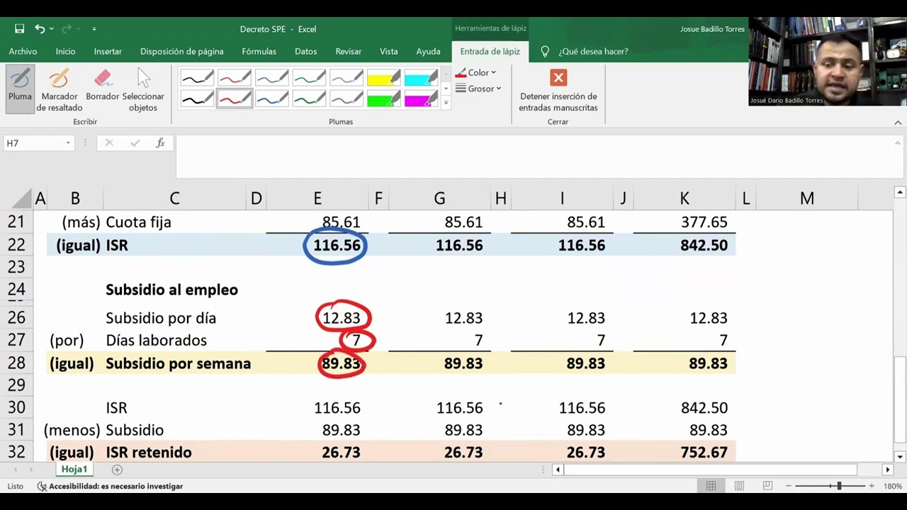Cómo aplicar el subsidio para el empleo en nóminas semanales