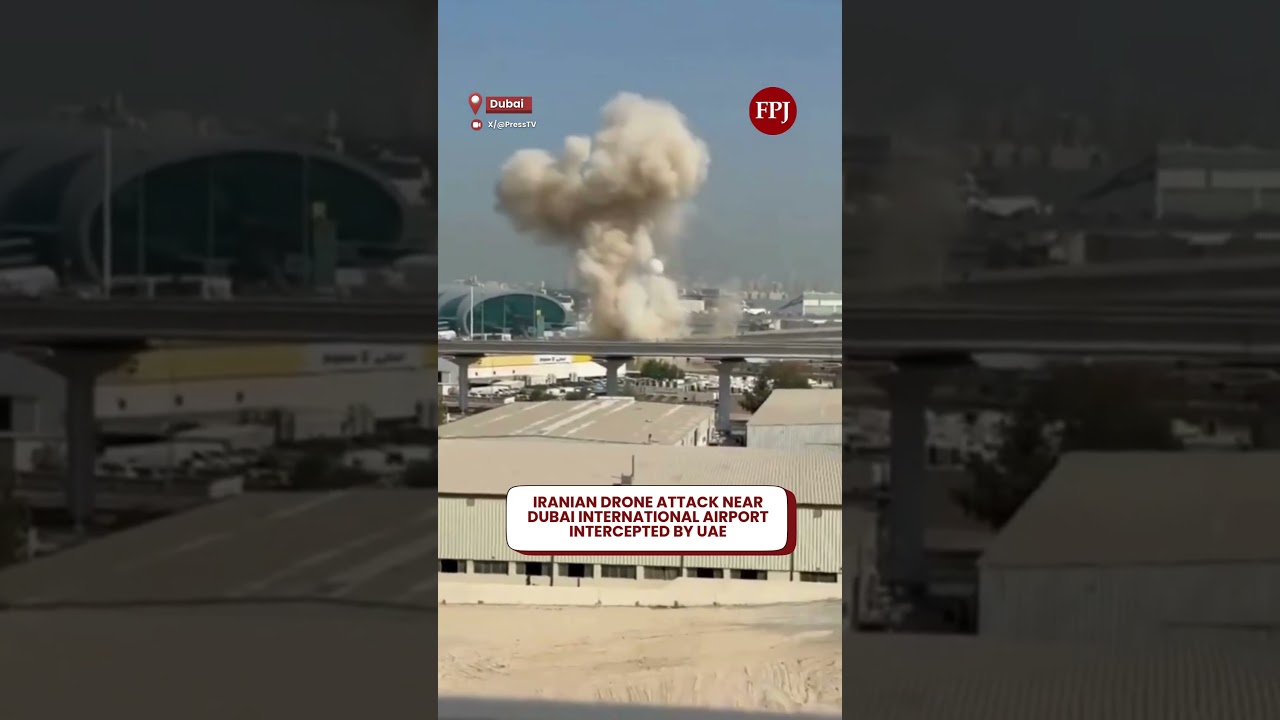 Иранский беспилотник совершил атаку вблизи международного аэропорта Дубая, но был перехвачен сила...