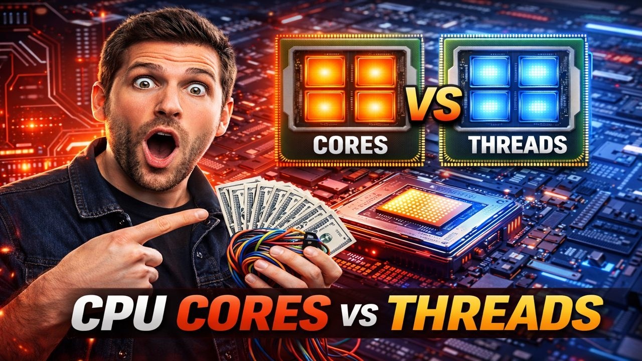 CPUs advertise core counts and thread counts, but those numbers are easy to misinterpret.