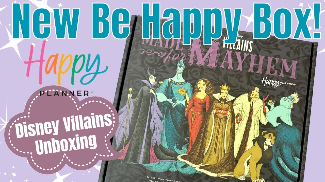 NEW BE HAPPY BOX! | Disney Villains Made of Mayhem Unboxing