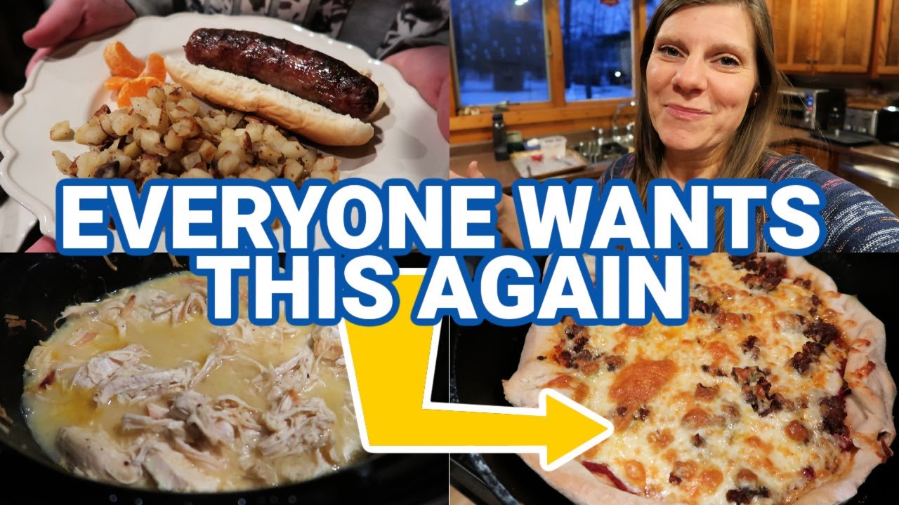 9 SUPPERS STRAIGHT FROM MY COUNTRY KITCHEN | Cast Iron Pizza | Chicken & Gravy | Salisbury Steak