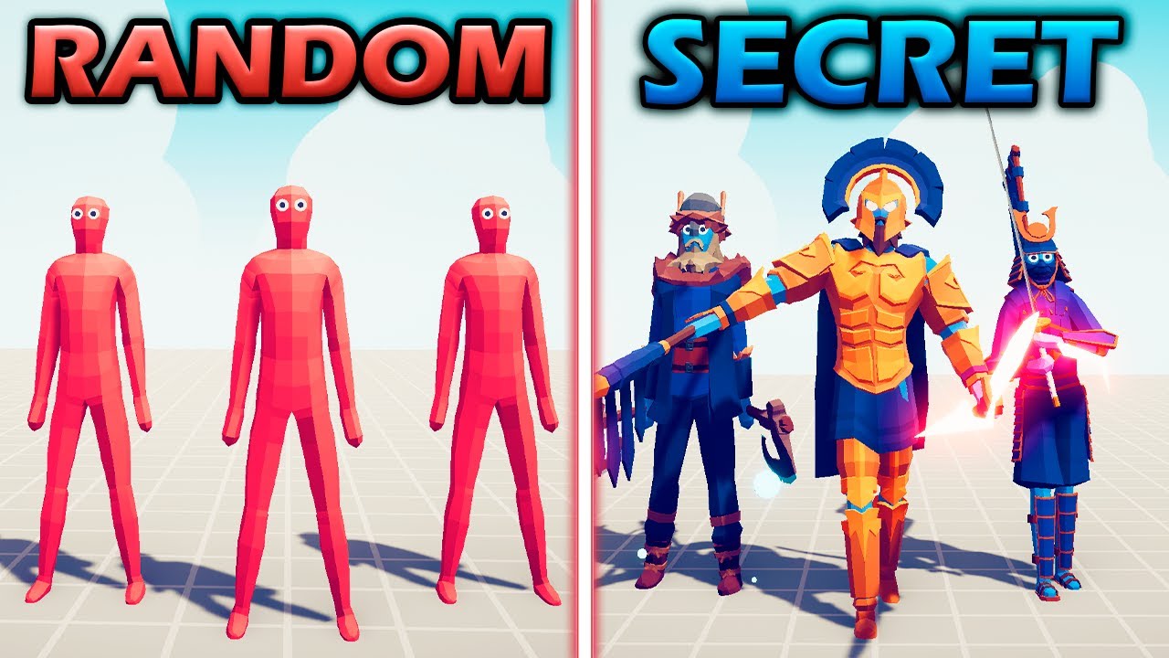 RANDOM TEAM vs STRONG SECRET UNITS - Totally Accurate Battle Simulator | TABS
