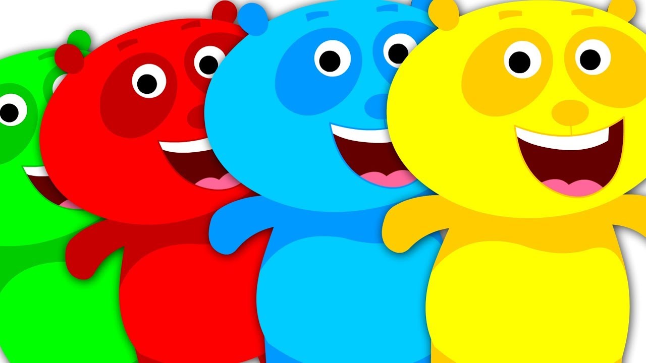 Learn Colors With Pandas | Kids Tv Learning | Color For Kindergarten | Learning Videos Kids TV