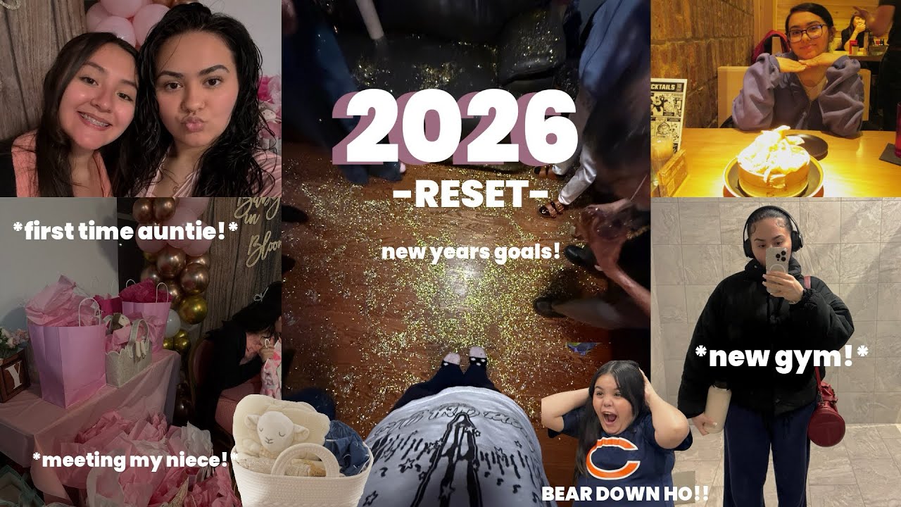 FIRST VLOG OF 2026! + I’m an auntie now! + new gym + new year goals + BEAR DOWN HO