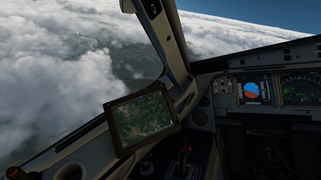 X-Plane 11 - FF A320, Sarajevo, xEnviro, Ortho4XP