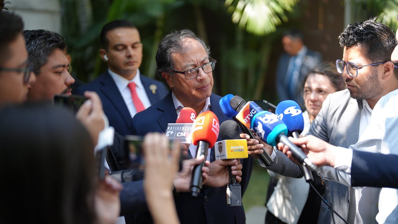 Declaración a medios del Presidente Gustavo Petro. Ciudad de Guatemala, 15 de enero de 2024