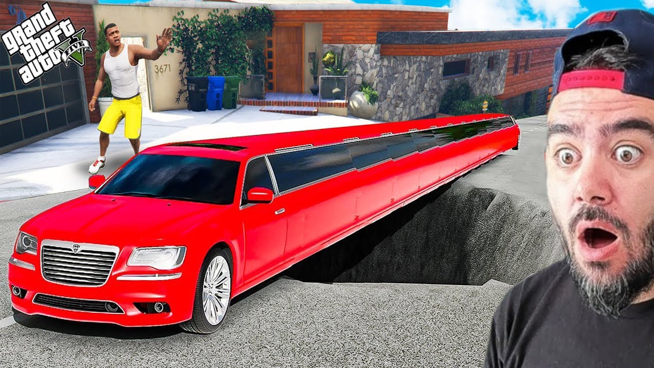 FRANKLININ EVINE DÜNYANIN EN UZUN ARABASI GELDI - GTA 5 MODS
