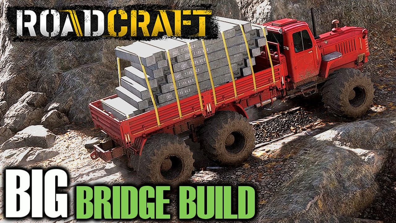 Finally Building THIS Concrete Bridge in ROADCRAFT