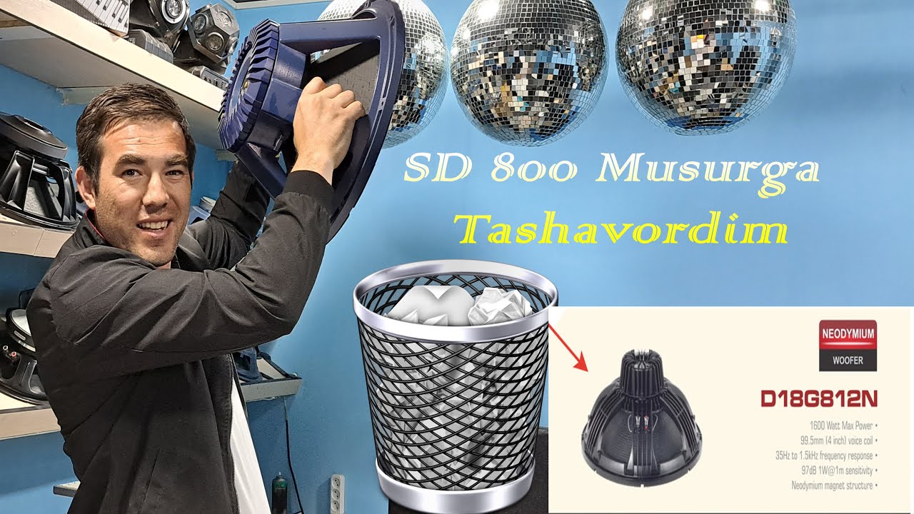 SD 800 NI MUSURGA TASHAVORDIM ZATO UNDA ZO`RINI A&D AUDIO OLIDIM !