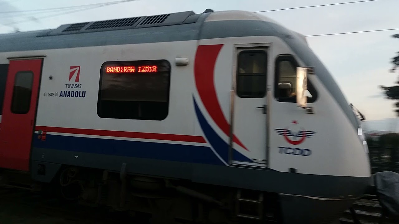 TCDD MT 15409 17 Eylül Ekspresi Bandırma dan izmire gidiş Yeni seferi