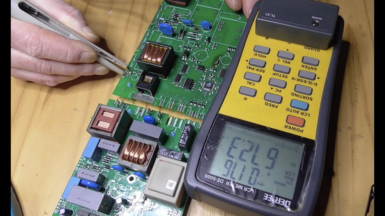 Der EE LCR Meter DE-5000  modifizieren kostengünstig  lowcost auf Tweezer Pinzette