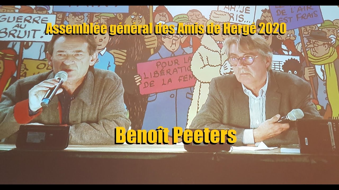 Benoît Peeters - Amis de Hergé 2020