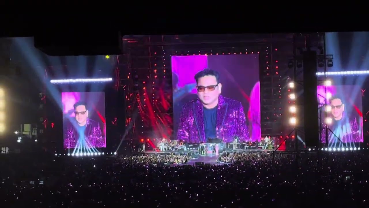 Dhanush in AR Rahman concert | Wonderment Tour in Chennai - Feb 14th #dhanush #arrahman