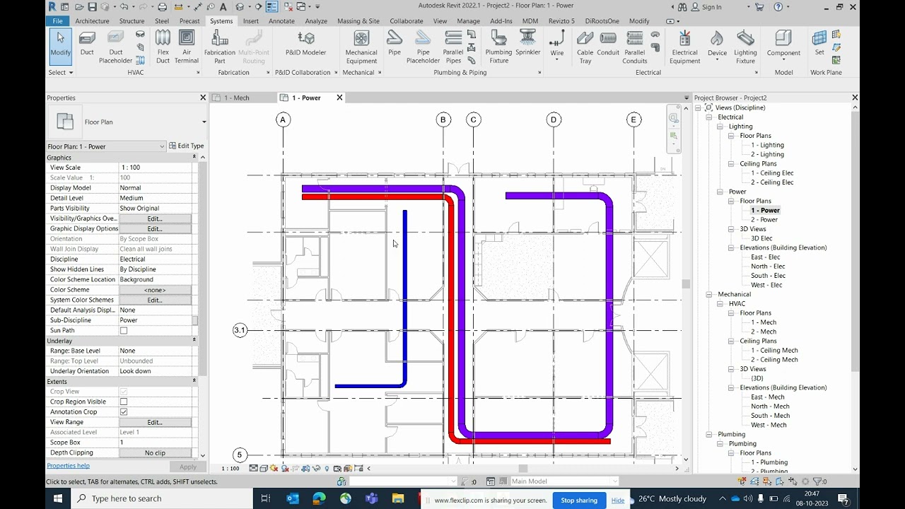 How to Apply Filter For Cable Tray and Conduit In Revit MEP