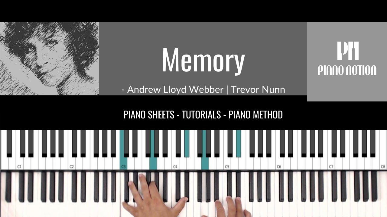 Memory - Cats - Barbra Streisand (Sheet Music - Piano Solo - Piano Cover - Tutorial)
