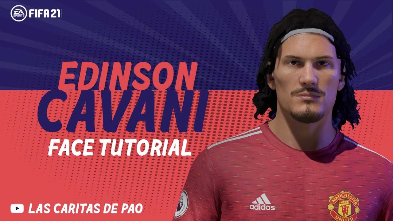 Edinson Cavani face FIFA 21 lookalike | Pro Clubs | career mode