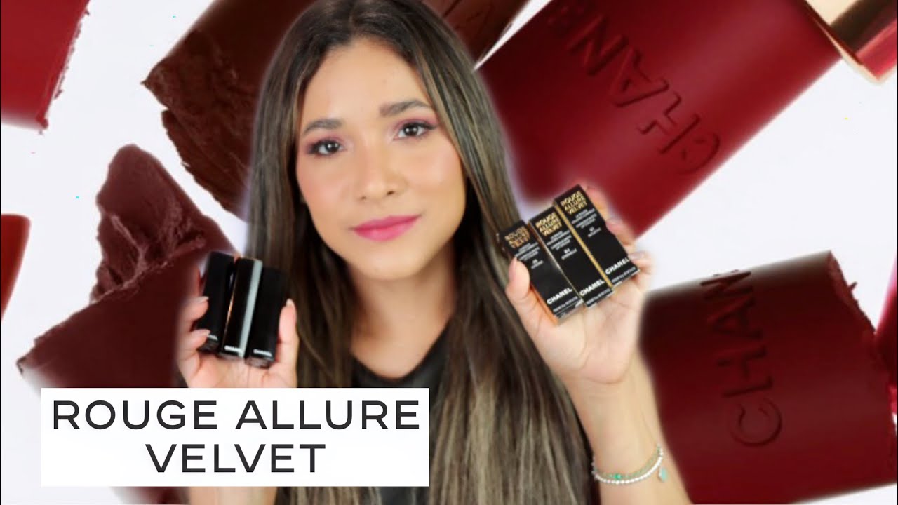 NEW CHANEL ROUGE ALLURE VELVET LIPSTICKS Intense Intuitive Eternelle |   SPRING 2023 LIPSTICKS