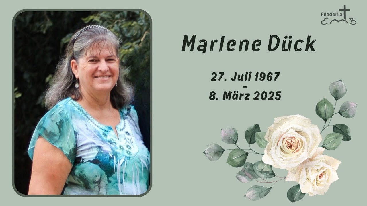 Abschiedsfeier von Marlene Dück