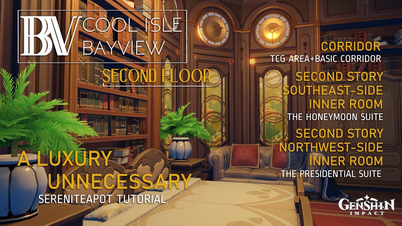 Bayview Resort | Genshin Serenitea Pot Interior | Tutorial (Part 2)