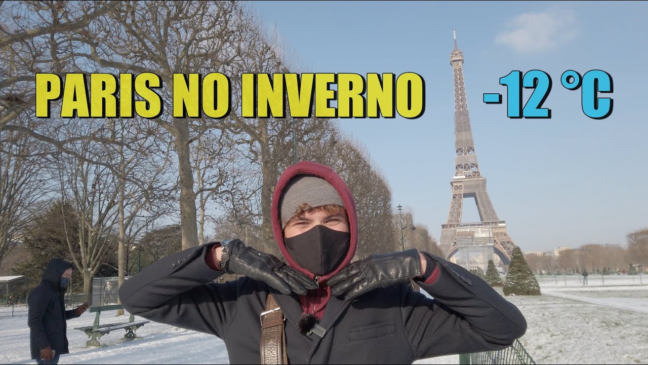 O INVERNO EM PARIS - MANGANDO NA NEVE