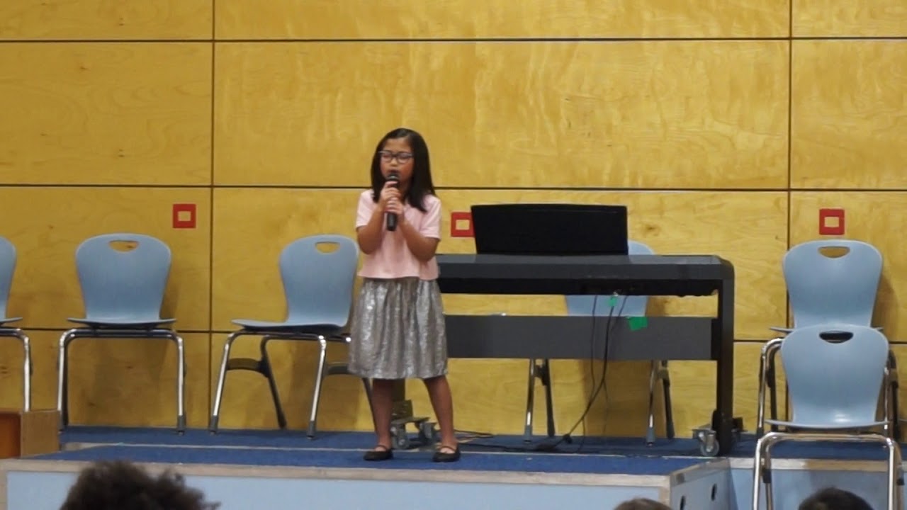 Naomi (8 yrs old) sings Whitney Houston's 