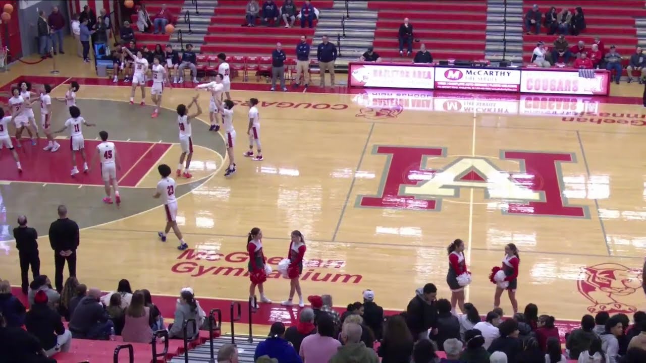 Hazleton Area Cougars vs Greater Nanticoke Area Trojans Varsity Basketball