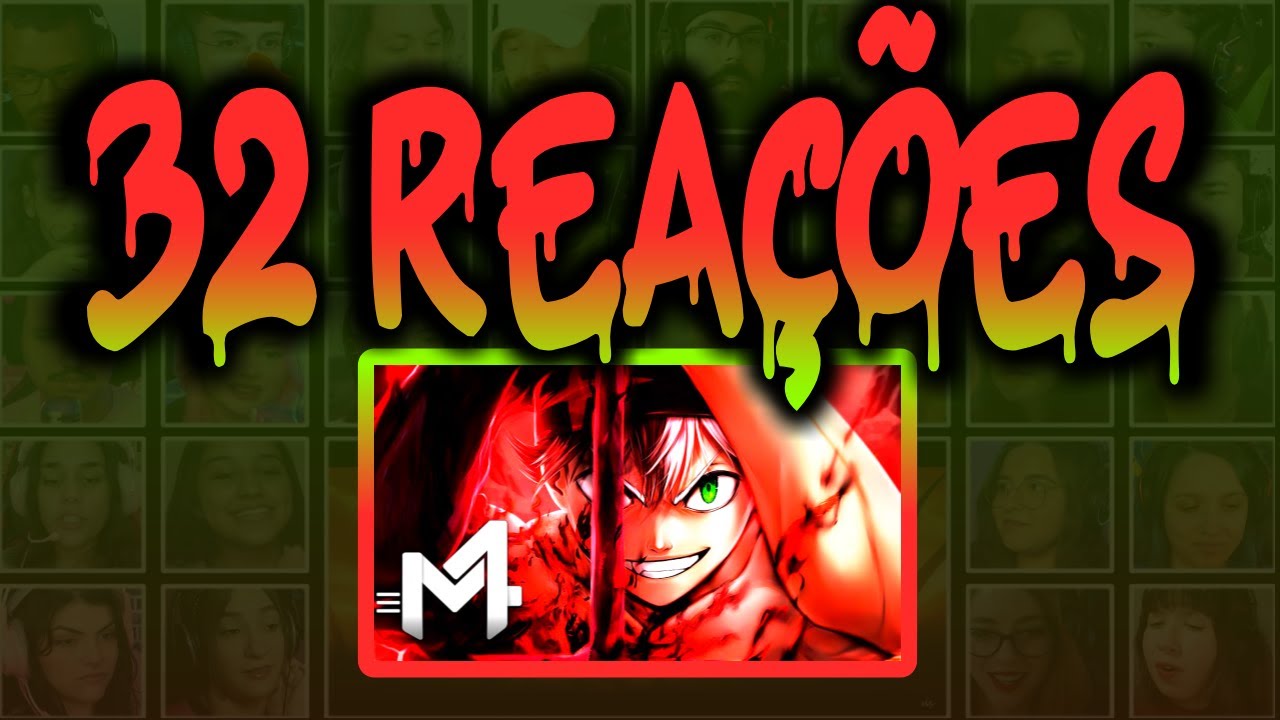 MULT REACT | ASTA ( BLACK CLOVER ) - 5 FOLHAS | M4RKIM
