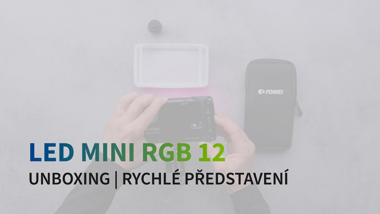 FOMEI LED MINI RGB 12 | UNBOXING