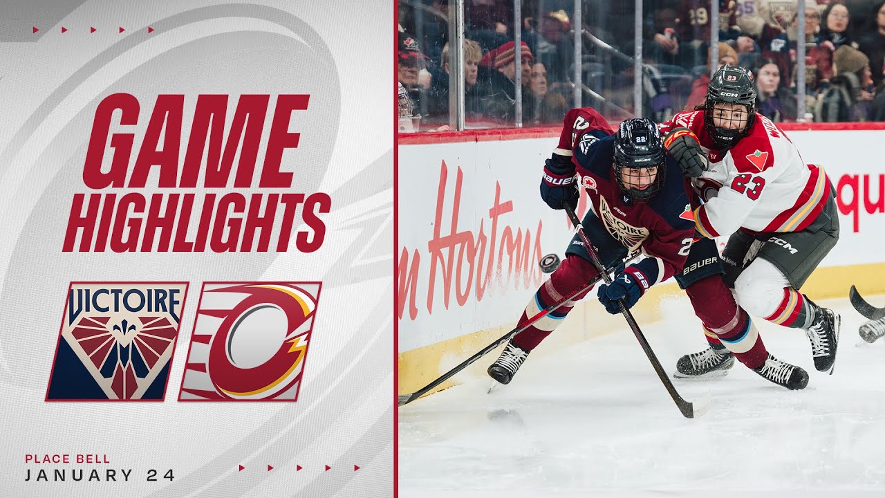 PWHL Highlights | Ottawa Charge at Montreal Victoire | Jan 24, 2026