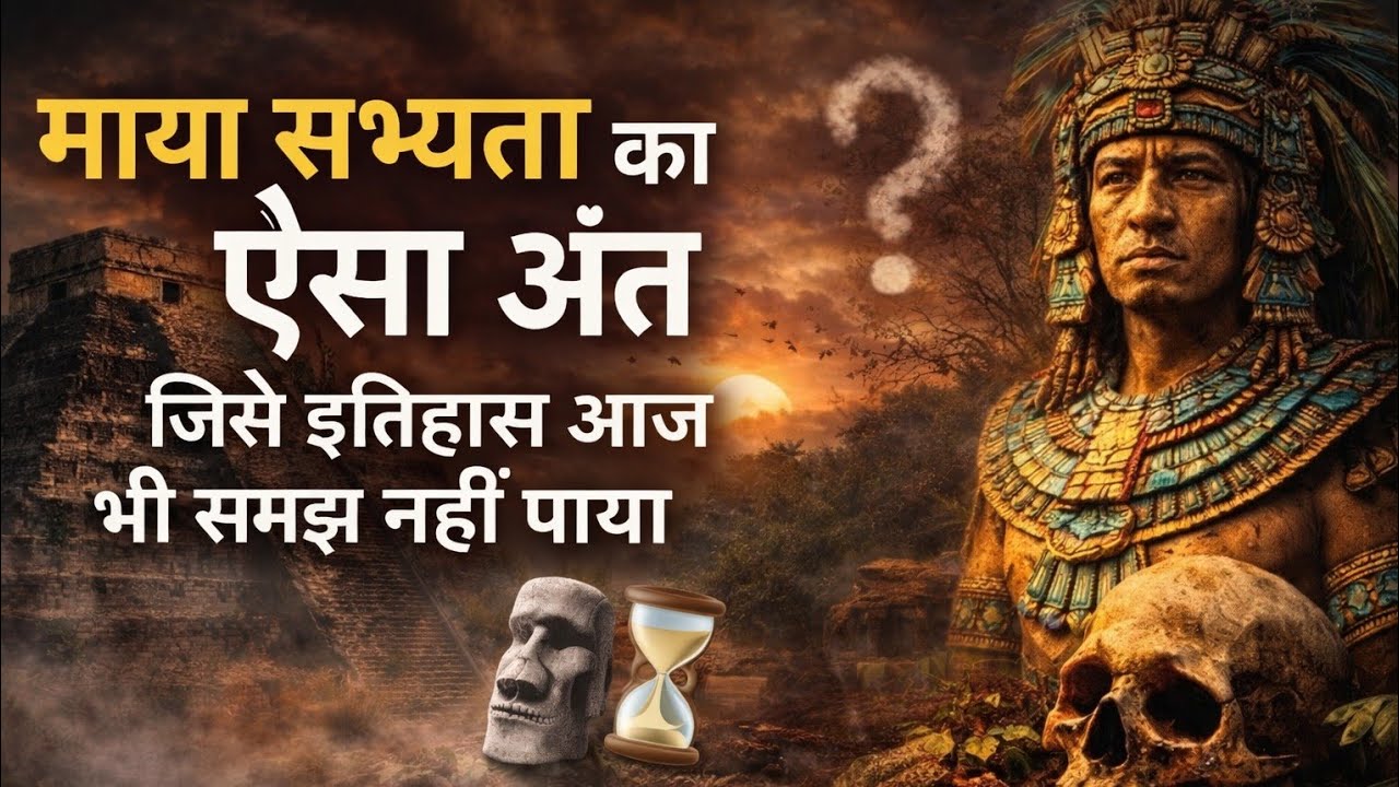 “माया सभ्यता का ऐसा अंत, जिसे इतिहास आज भी समझ नहीं पाया” 🗿⏳😨