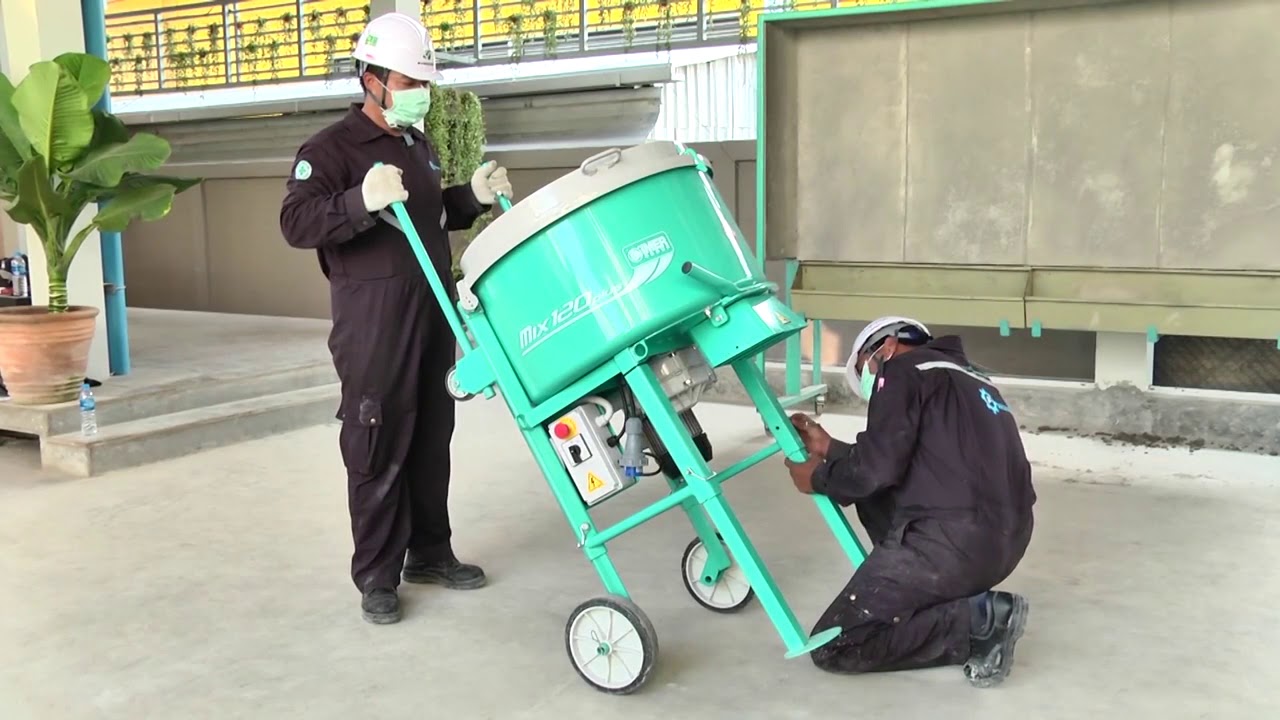 Mélangeur à mortier compact Mix 120 Plus