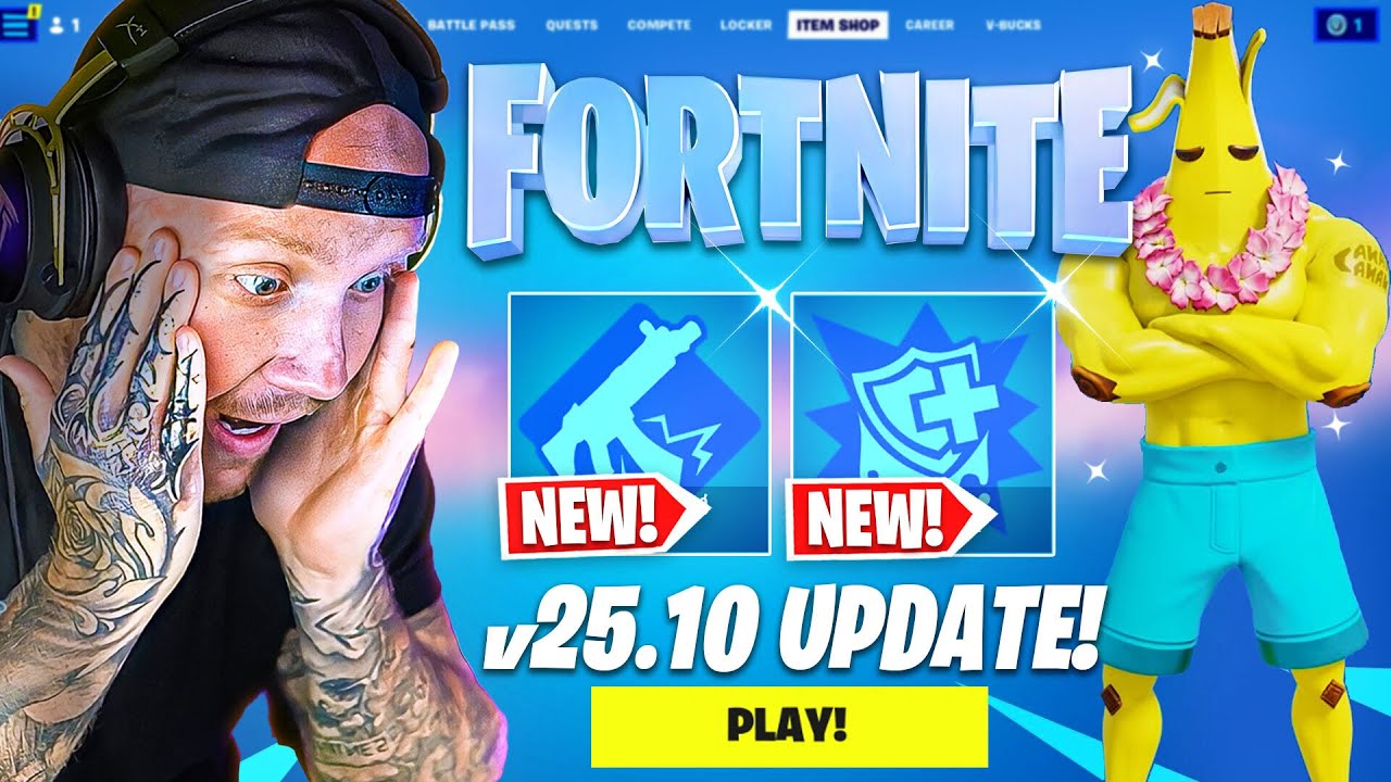 TIMTHETATMAN REACTS TO NEW FORTNITE UPDATE TODAY!