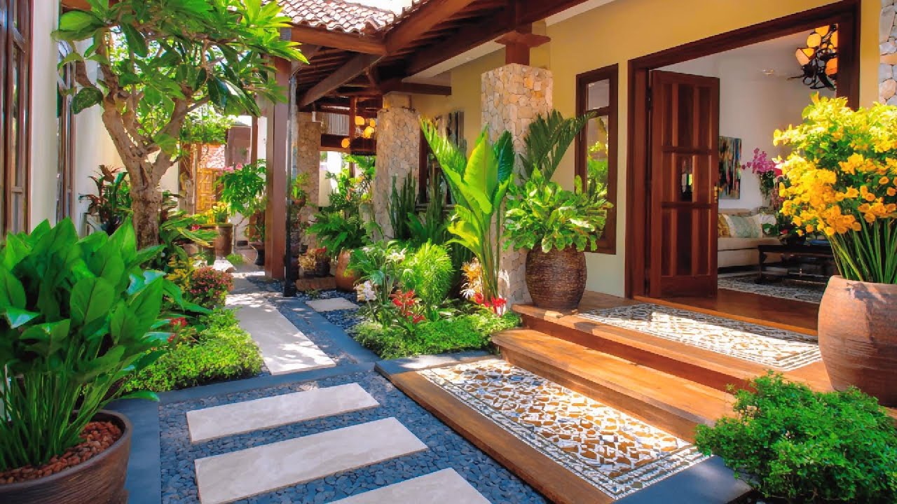 Beautiful Italian Mediterranean Garden & Charming Spanish Courtyard Design Inspiration  Your Home