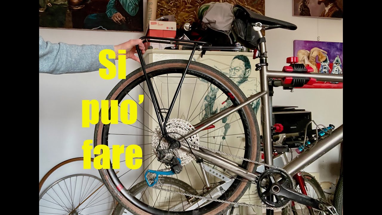 Portapacchi su bici Triban 900 Ti senza predisposizione #shorts